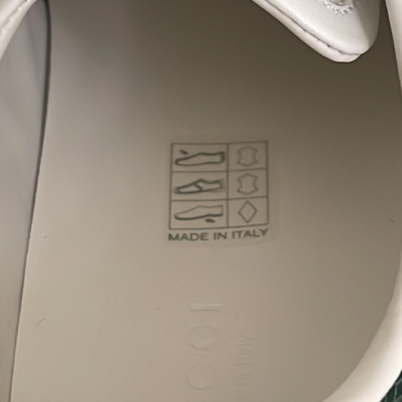 GUCCI‎ NEW soft Lam leather sneakers authentic 100% - Picture 7 of 15